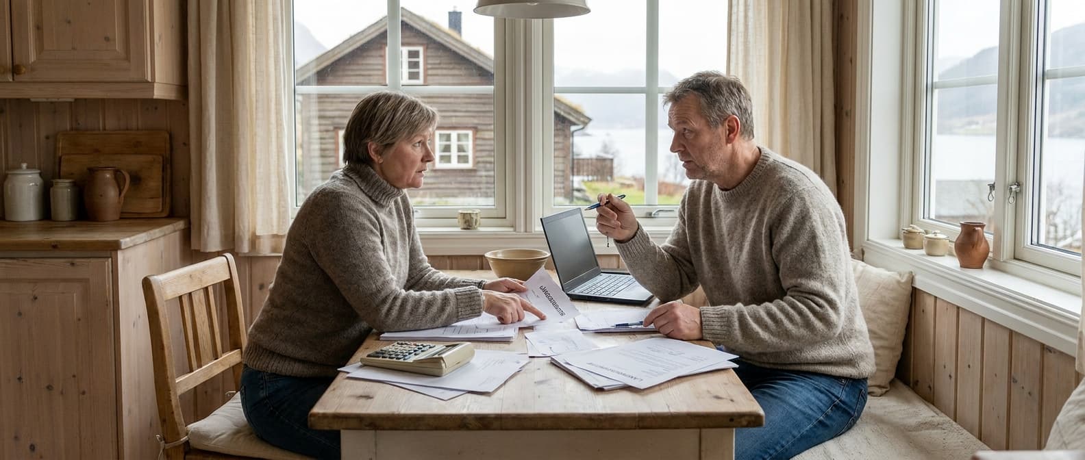 Dokumenter og kalkulator brukt i vurdering av boliglån