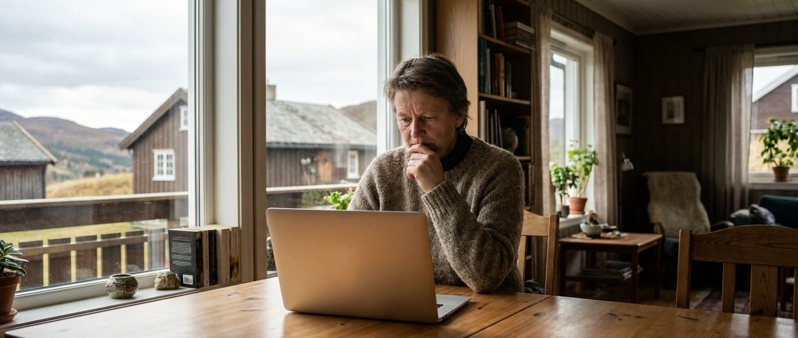 Person lager plan etter betalingsanmerkning