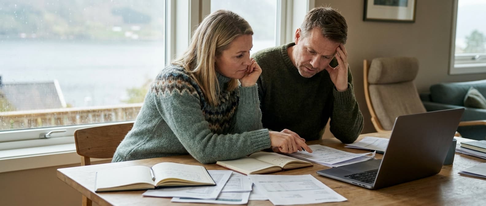 Par som vurderer renter og lånekostnader sammen